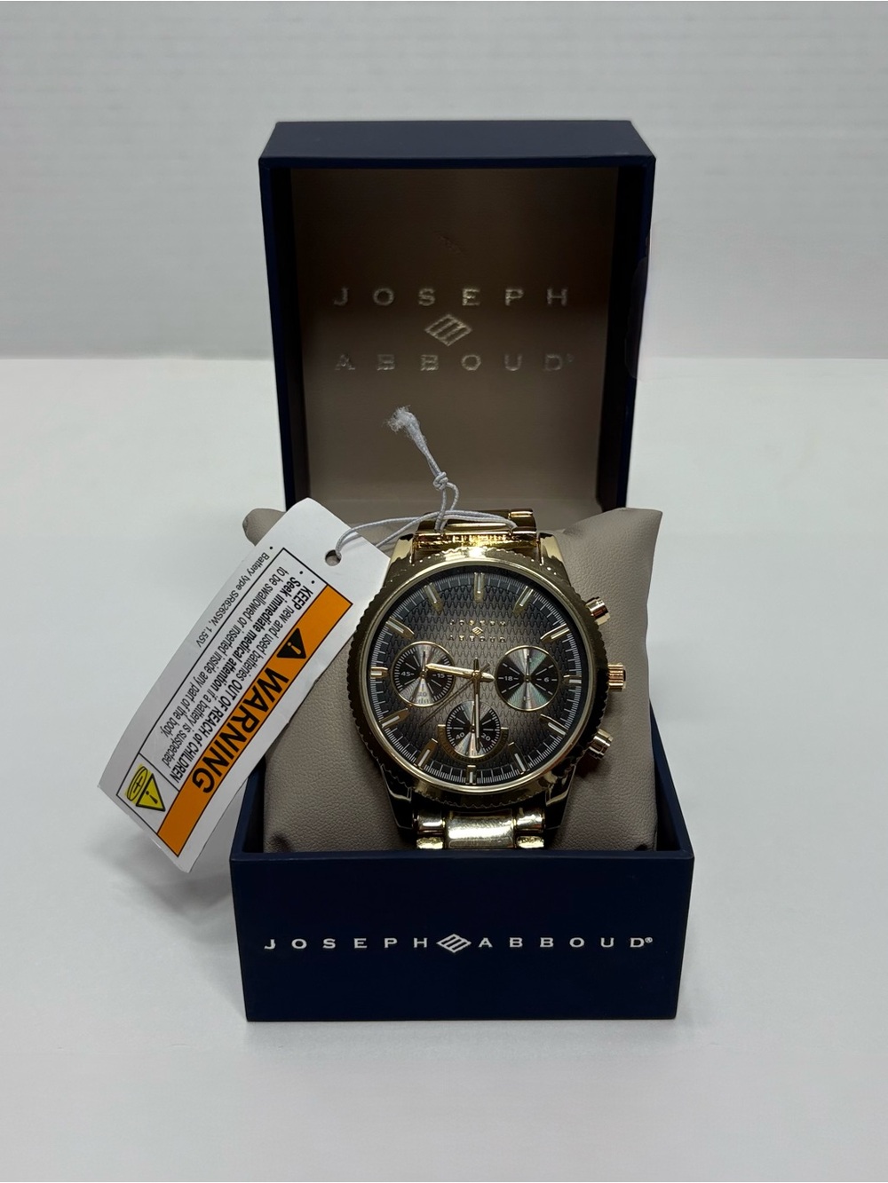 JOSEPH ABBOUD Men’s Gold Watch